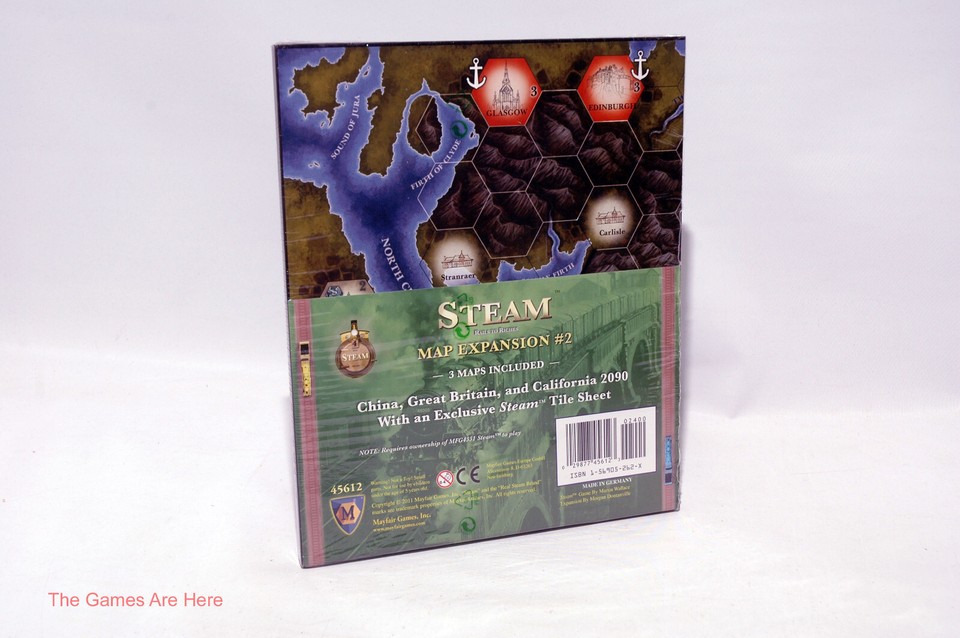 Mayfair Steam Map Expansion #3 - Westward Ho!, Japan, Hokkaido, & Bag SW (New) 29877456130