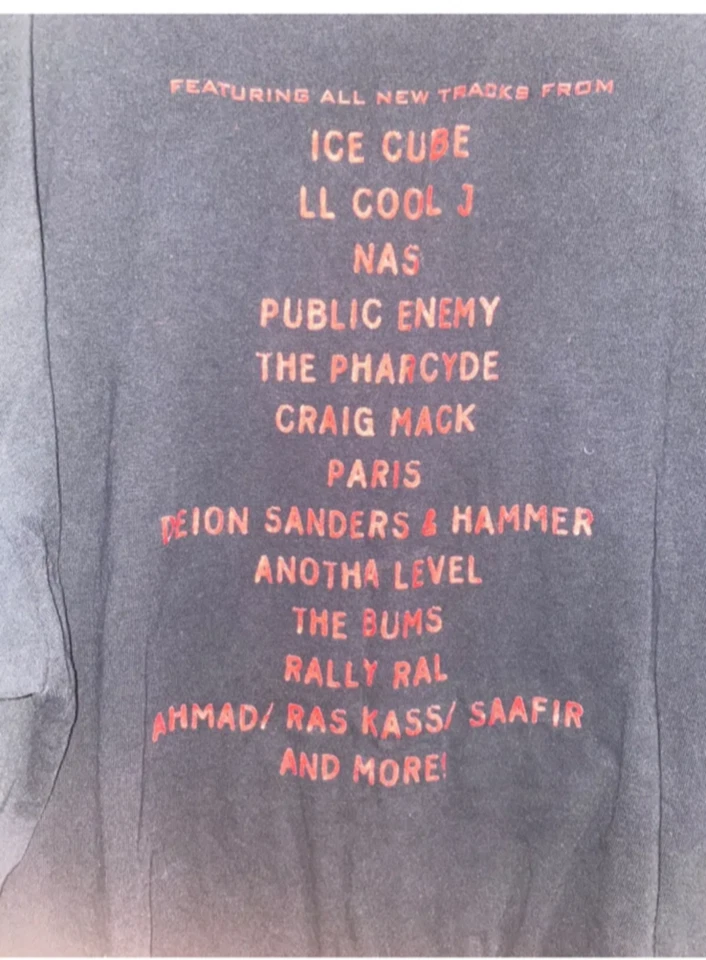 street fighter movie TSHIRT rass kass saafir PUBLIC ENEMY ll cool j craig Mack - Image 2 of 4