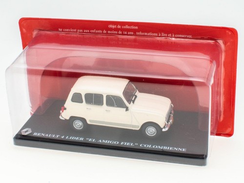 Renault 4 R4 4 Lider -el amigo fiel- diecast model car G110T072 Hachette-IXO 1:4 - Picture 3 of 3