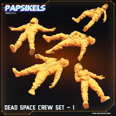 3D Printed Papsikels Cyberpunk Sci-Fi Dead Space Crew Maintenance Set 1 - 28mm