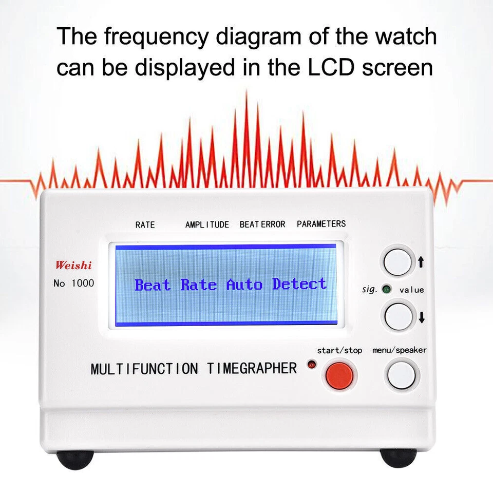 No.1000 Weishi Timegrapher Mechanical Watch Timing Machine Multifunction - Image 3 of 4