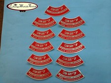 Chevy Chevrolet 327 Turbo-fire Air Cleaner Decal Horsepower Choice