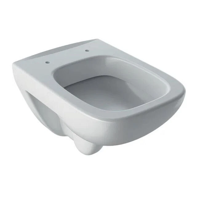 Geberit Renova Plan wall flush WC with original seat of choice - Image 2 of 3