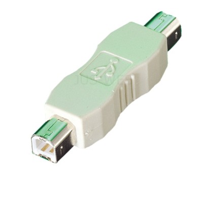 USB 2.0 Adapter B Stecker auf B Stecker Verbindung Drucker Scanner Router grau