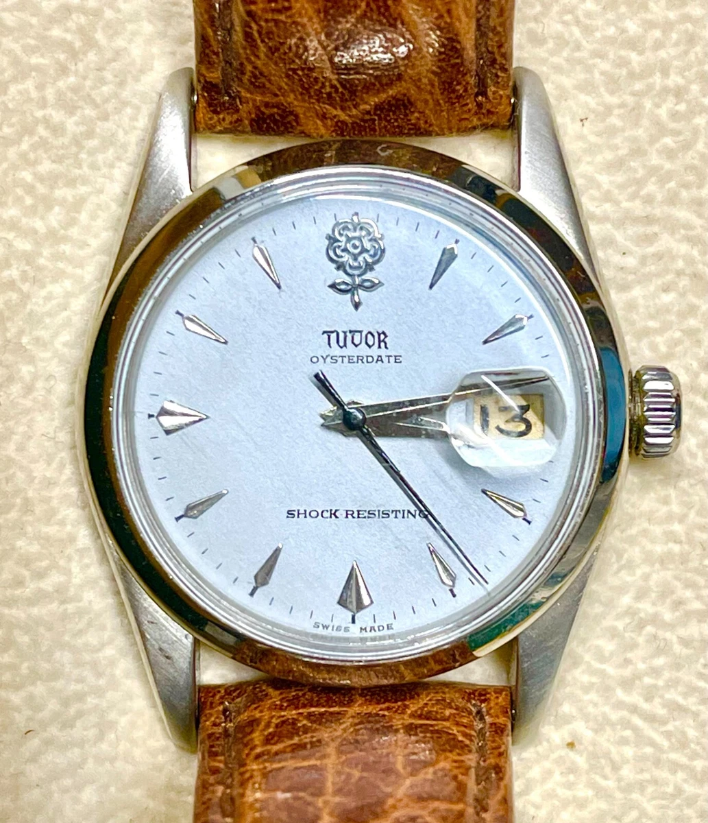 TUDOR ROLEX OysterDate Vintage 1956 s Men s Rare Unique Watch