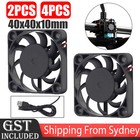 2/4PCS 40x40x10mm USB Cooling Fan Silent Fan Computer Case PC CPU Case DC 5V AU