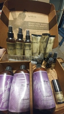 Reduced Again Wen Hair Care Set Lavender Conditioner And Sweet