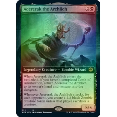 FOIL ACERERAK THE ARCHLICH (EXTENDED ART) Adventures In The Forgotten ...