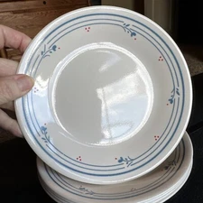 Corelle Country Violets Bread Dessert Plates 6 3/4" Lot of 6