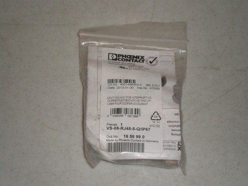 New! Phoenix Contact VS-08-RJ45-5-Q/IP67 Connector 1656990 RJ45 Free Shipping! - Picture 2 of 3