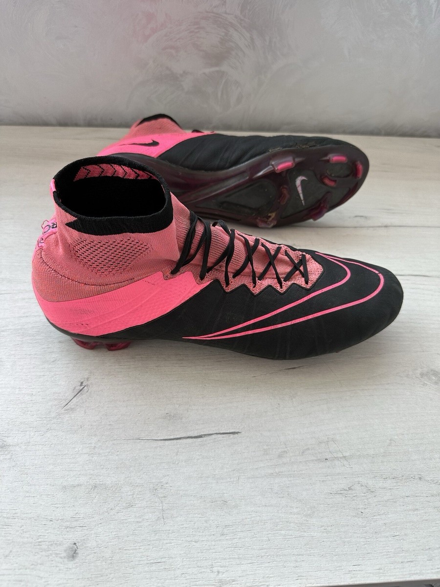 Nike Mercurial サッカーシューズ ピンク/ブラック「値下げ可能」 Nike Mercurial Superfly FG Leather Black Pink ACC Soccer