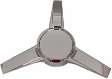 New 2005 - 2009 Ford Mustang 3-bar Spinner Wheel Chrome Center Cap Am