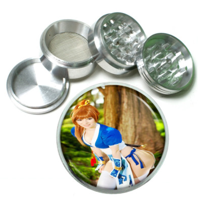 Cosplay Pin Up Girls D20 63mm Aluminum Kitchen Grinder 4 Piece Herbs 