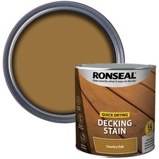 Ronseal 39077 Séchage Rapide Plancher Teinture Pays Chêne 2.5 Litre