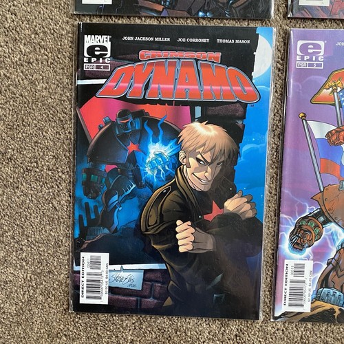 CRIMSON DYNAMO 1-6 1 2 3 4 5 6 Complete Set Run 2003 MARVEL EPIC COMICS - Picture 7 of 13