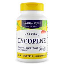 Healthy Origins - Lycopin 15 mg x 60 Weichkapseln unterstützt gesundes Herz & Prostata