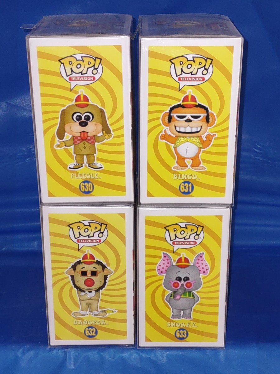 2018 CON BANANA SPLITS FUNKO POP VINYL FIGURES FLEEGLE BINGO