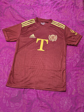 Mens Adidas T-mobile Logo Graphic Red Maroon Soccer Jersey. Size Large