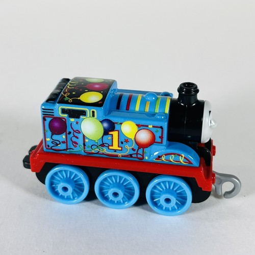 Thomas the Train Birthday Push Pull Along Diecast Plastic Trackmaster 2018 - Picture 7 of 11