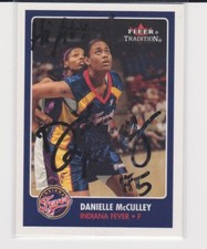 DANIELLE MCCULLEY INDIANA FEVER WNBA AUTOGRAPHED CARD WITH ENVELOPE