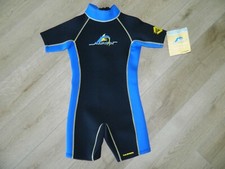 NWT U.S. Divers Aqua skin Youth Black Shorty Wet Suit sz L m3-2m