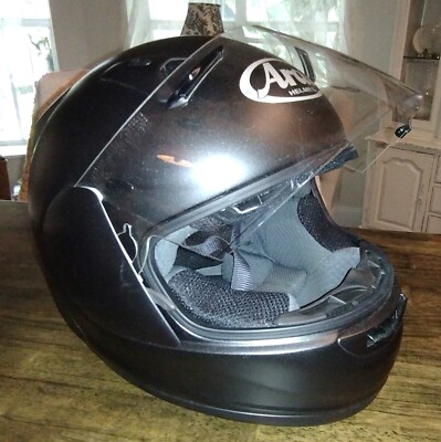 ARAI RX-Q Solid Full Face Motorcycle Snowmobile Helmet XS Black