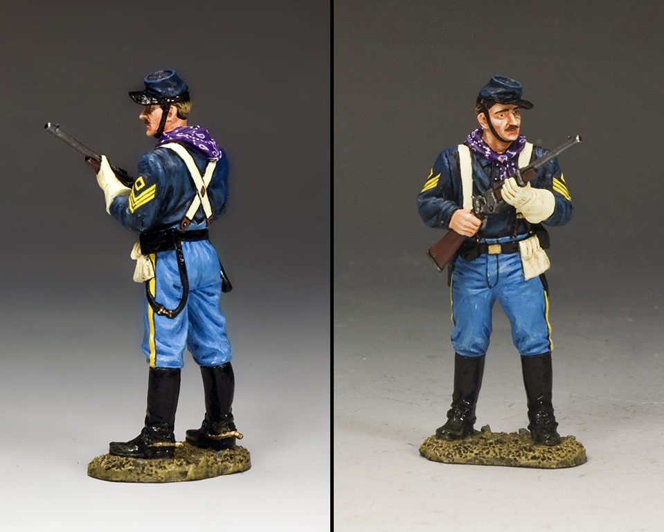 Figurine King & Country KX025 The Guidon Sergeant - Neuf En Boîte - Plomb Peint
