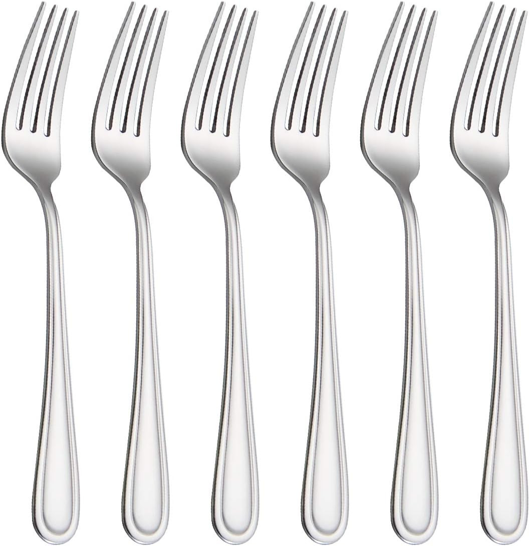 Dinner Forks Stainless Steel 18/0 Of Forks 6 Pcs For Home, K