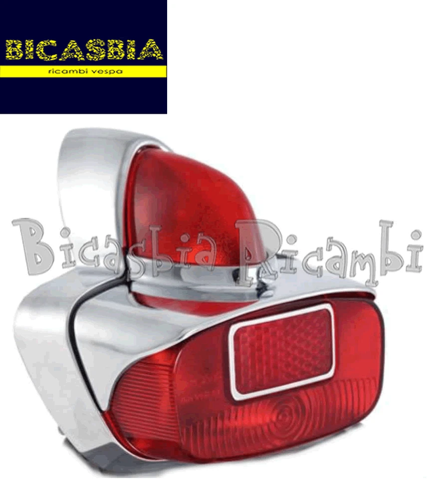 3725 - FANALE FARO POSTERIORE SIEM IN METALLO VESPA 150 VBB1T VBB2T 150 160 GS