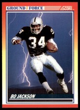 1990 Score Ground force Bo Jackson Oakland Raiders #330