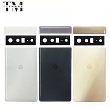 Back Glass Top Panel Bottom Cover Camera Lens for Google Pixel 6 Pro Replacement
