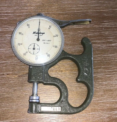 MITUTOYO DIAL THICKNESS GAUGE NO. 7300 .001" - .400"