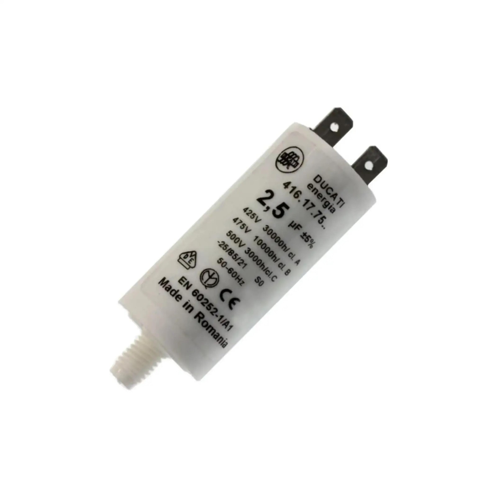 Condensateur de démarrage 2.5µF 450V pour moteur électrique permanent