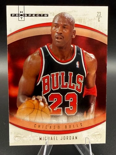 Michael Jordan 2007-08 Fleer Hot Prospects Basketball Card #23 Chicago Bulls 024