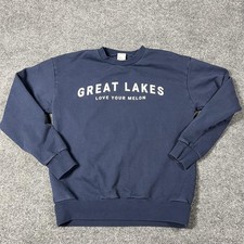 Love Your Melon Great Lakes Sweatshirt Mens Small Crewneck Pullover USA Made