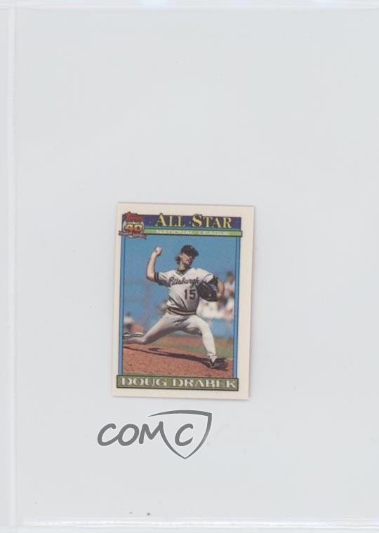 1991 Topps Micro Doug Drabek #405 1n0