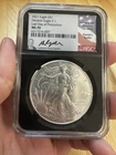 2021 Silver Eagle Type 1 NGC MS70 Last Day of Production David Ryder Signature
