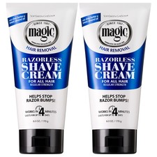 -Carson Magic Razorless Shaving Cream, Depilatory Hair Removal Cream for Body...