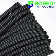 Moss and Black Stripe - 100 FT - 550 Paracord Rope 7 strand Parachute Cord