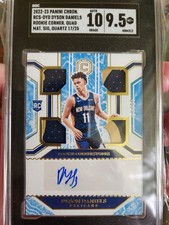 Dyson Daniels Quad Materials Rookie Auto 17/25 Graded SGC
