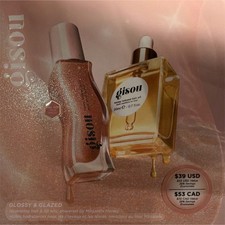 gisou Hydrating Honey Hair  Lip Oil Set 20ml Anti-Frizz Shine Unisex