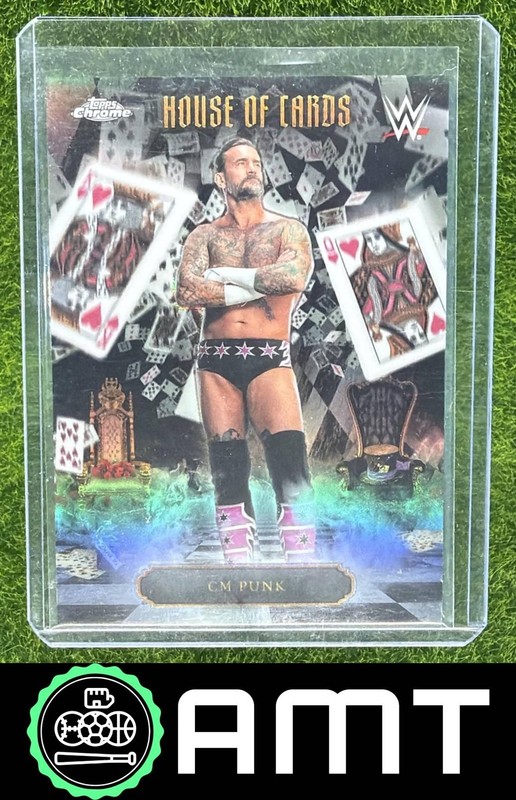 CM Punk 2026 Topps Chrome WWE House of Cards #HOC-9 SSP