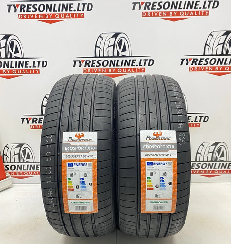 2 X 205 50 17 POWERTRAC X78 ECOSPORT 205/50ZR17 93W XL M+S QUALITY ...