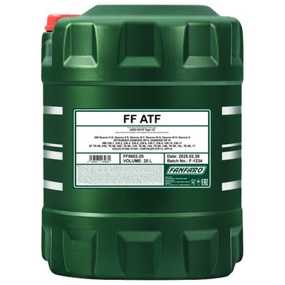 20 Liter Automatik Getriebeöl FANFARO ATF Universal Full Synthetic Getriebe Öl