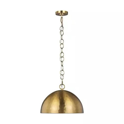Visual Comfort & Co. Whare 1-Light Burnished Brass Medium Pendant EP1241BBS NEW