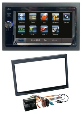Blaupunkt SD Bluetooth 2DIN MP3 USB AUX Autoradio für Citroen C3 C2 Berlingo Jum - Bild 1 von 4