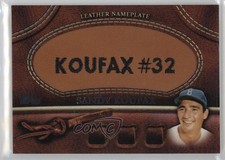 2011 Topps Manufactured Glove Leather Nameplate Sandy Koufax #MGL-SK HOF g5e