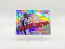 Michael Stone 2001 Bowman Chrome RC Senior Bowl Patch Refractor #BCR-MS