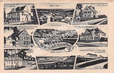 AK Postkarte Hammelburg Truppenübungsplatz - gelaufen 1917