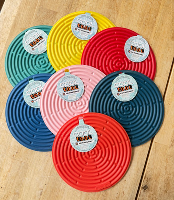 Le Creuset Silikon Runder Untersetzer Tradition 20cm 2er/3er/4er-Set